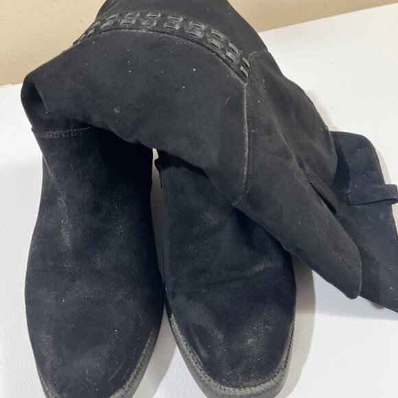 BLACK SUEDE BOOTS EUC! - Picture 4 of 7